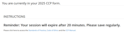 My CCP - ACMDTT